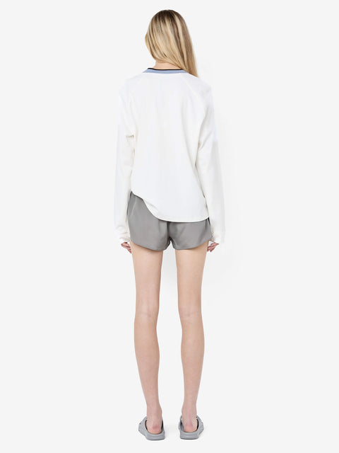 CHATEAU SHORT - SLATE GREY/IVORY