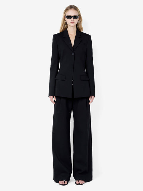 MIRREN LONGLINE BLAZER - BLACK