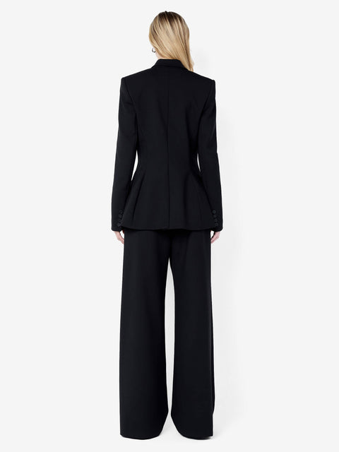 MIRREN LONGLINE BLAZER - BLACK