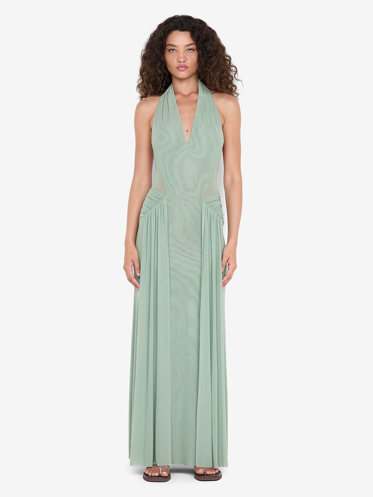 JUNIPER HALTER MAXI DRESS