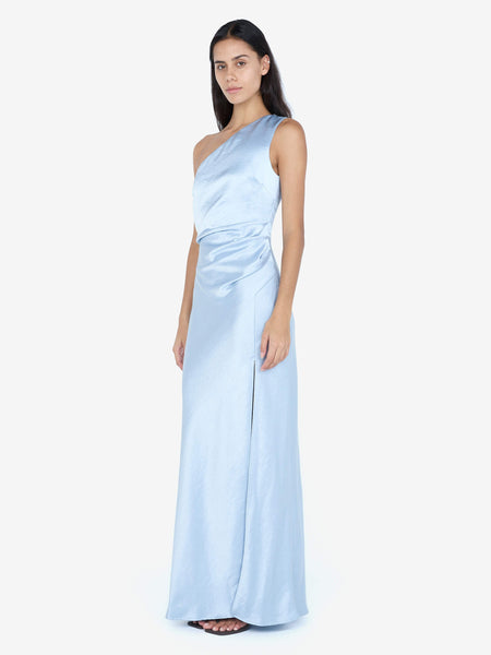 Bec + Bridge The Dreamer Asymmetric Dress in Blue