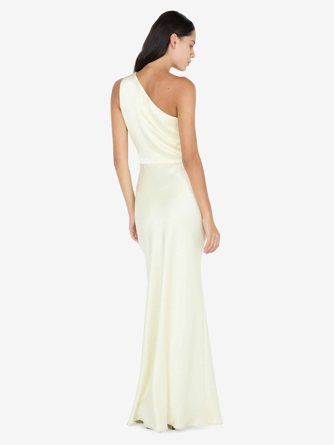 THE DREAMER ASYM DRESS - ICE YELLOW