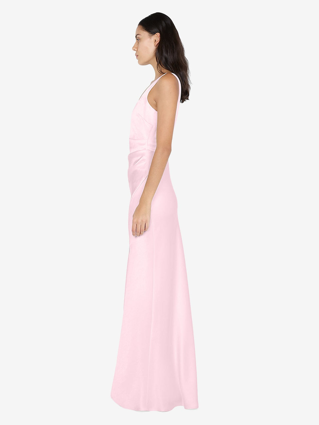 THE DREAMER SQUARE NECK DRESS - POWDER PINK