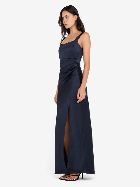 THE DREAMER SQUARE NECK DRESS - INK