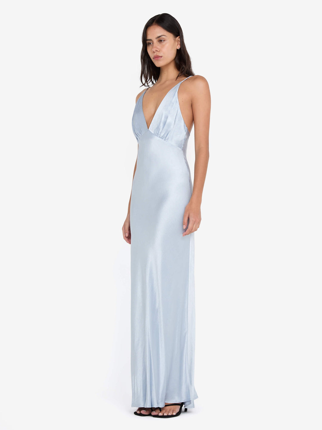 Moon Dance V Maxi Dress in Dusty Blue - BEC + BRIDGE BEC + BRIDGE US Moon Dance V Maxi Dress in Dusty Blue - BEC + BRIDGE BEC + BRIDGE US