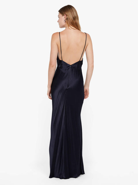 MOON DANCE V MAXI DRESS - INK