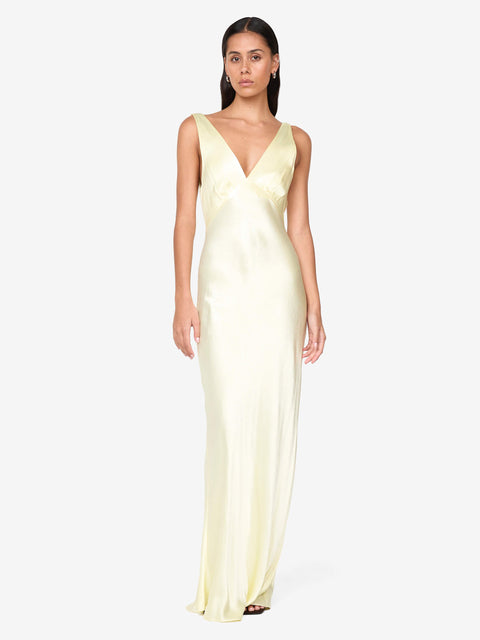 MOON DANCE VERONA DRESS - ICE YELLOW