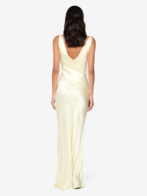 MOON DANCE VERONA DRESS - ICE YELLOW