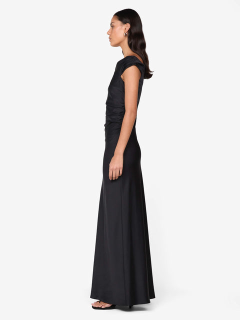 ETERNITY OFF SHOULDER MAXI - BLACK
