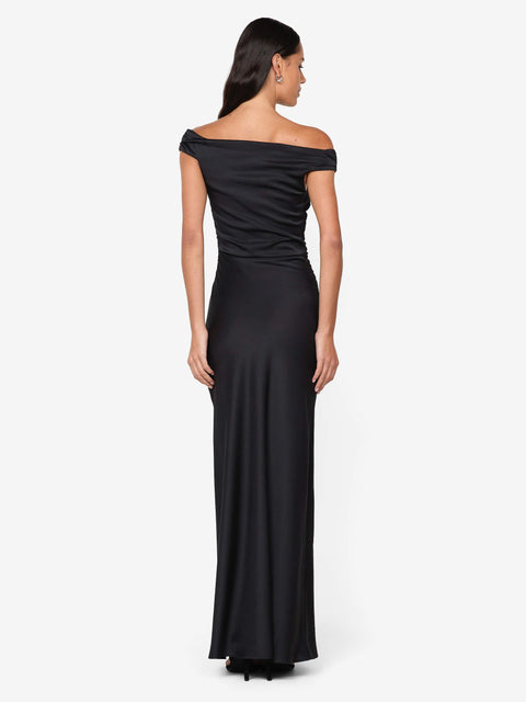 ETERNITY OFF SHOULDER MAXI - BLACK