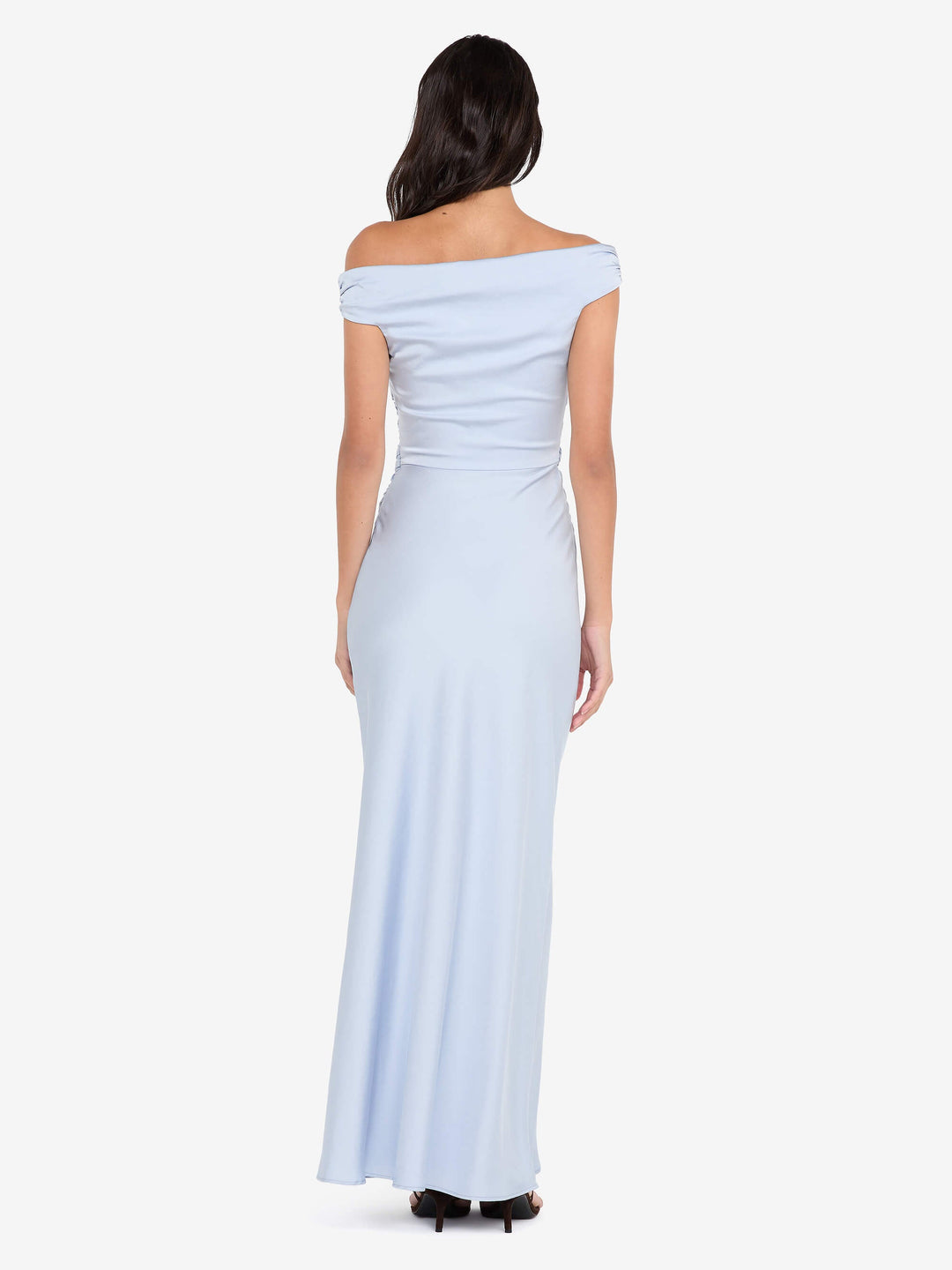Eternity Off Shoulder Maxi in Dusty Blue - BEC + BRIDGE BEC + BRIDGE US Eternity Off Shoulder Maxi in Dusty Blue - BEC + BRIDGE BEC + BRIDGE US