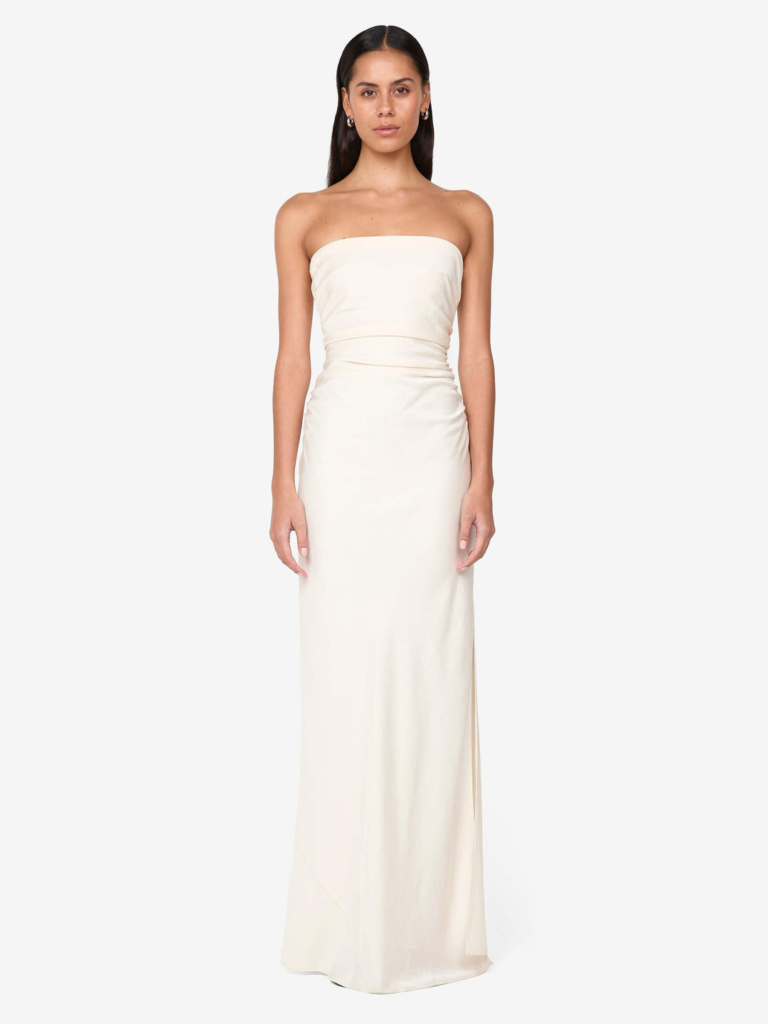 ETERNITY STRAPLESS MAXI DRESS - CREAM