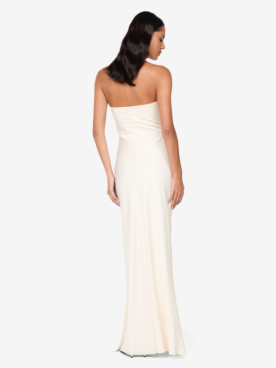 ETERNITY STRAPLESS MAXI DRESS - CREAM