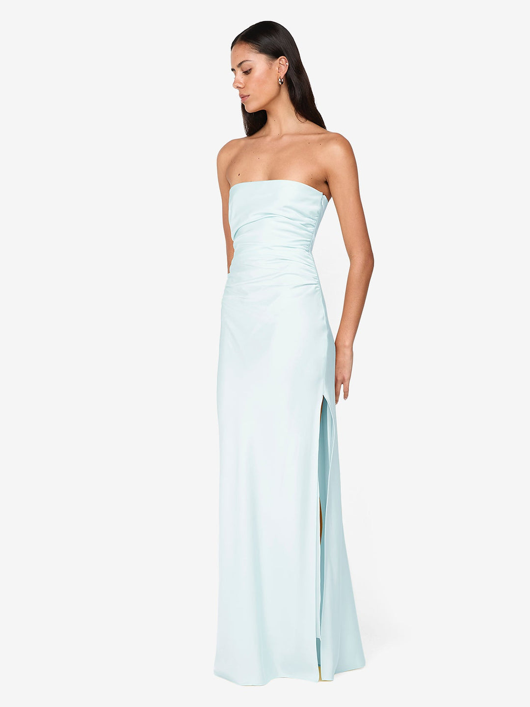 ETERNITY STRAPLESS MAXI DRESS - ARCTIC BLUE
