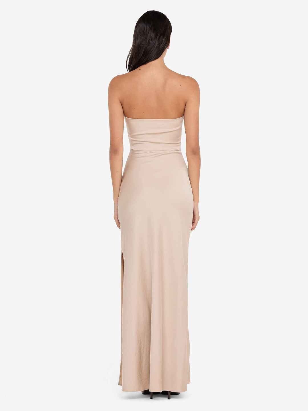 ETERNITY STRAPLESS MAXI DRESS - SAND