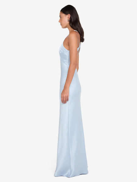bec and bridge light blue dress The Dreamer V Neck in Dusty Color:Lime