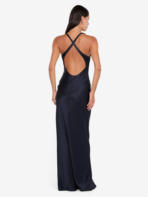 THE DREAMER V NECK DRESS - INK