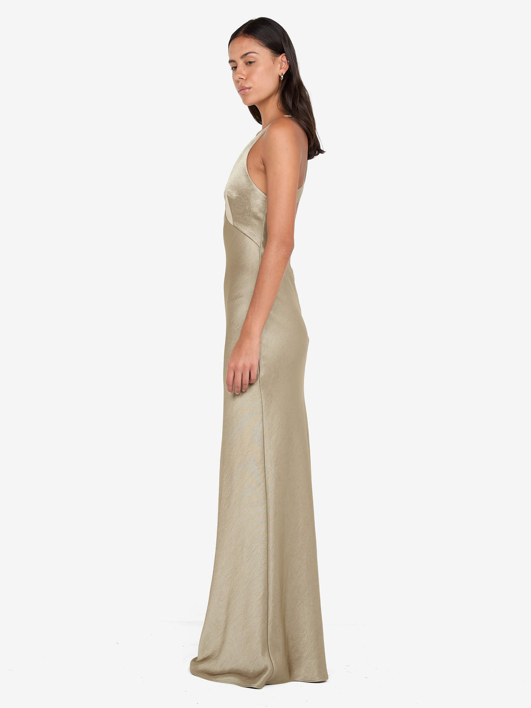 THE DREAMER V NECK DRESS - SAGE