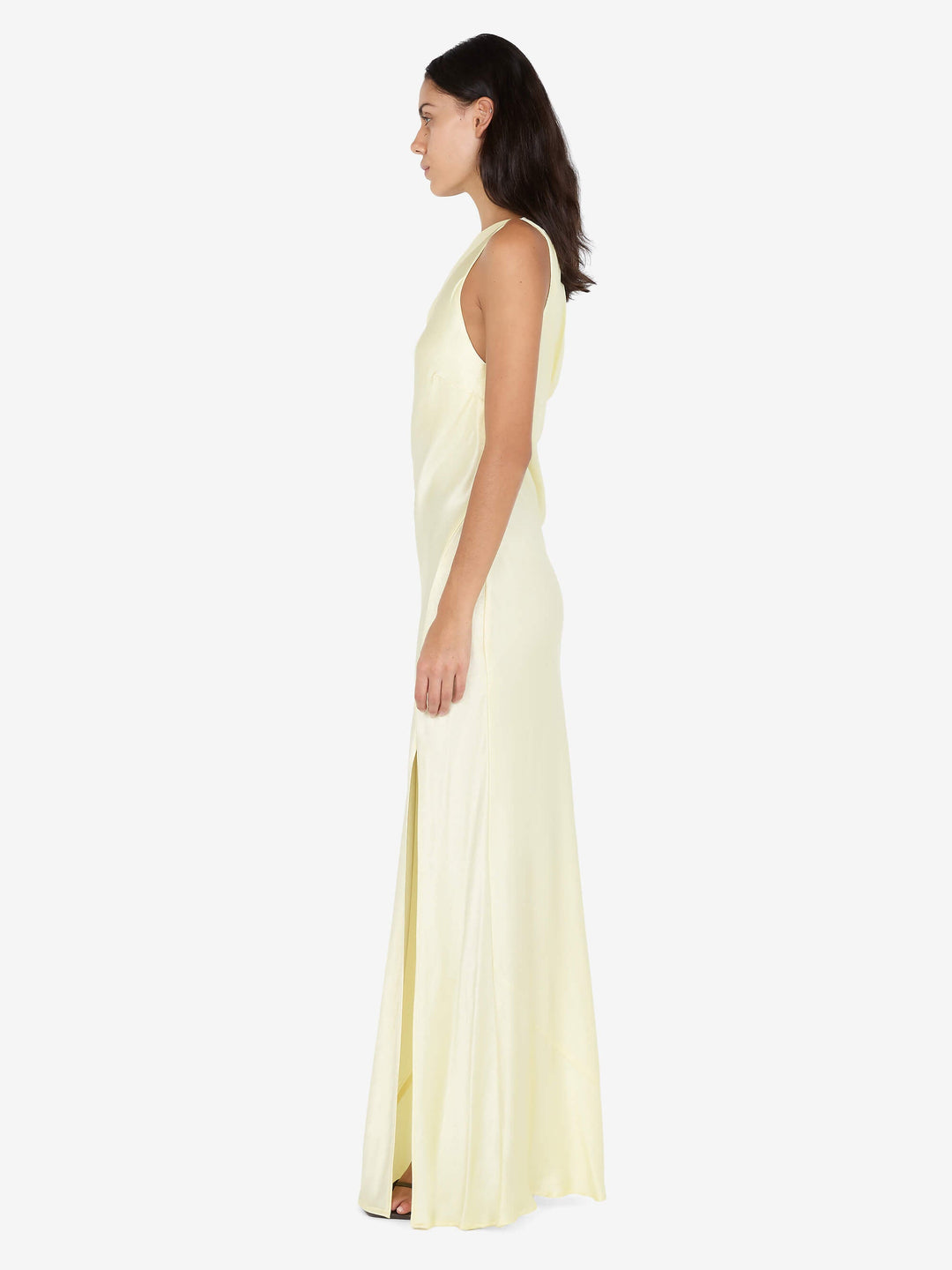 Sol Asym Dress in Ice Yellow- BEC + BRIDGE BEC + BRIDGE US Sol Asym Dress in Ice Yellow- BEC + BRIDGE BEC + BRIDGE US