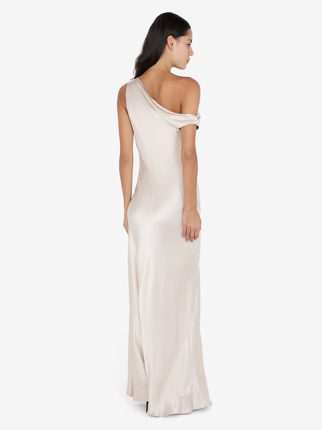 SOL ASYM DRESS - SAND