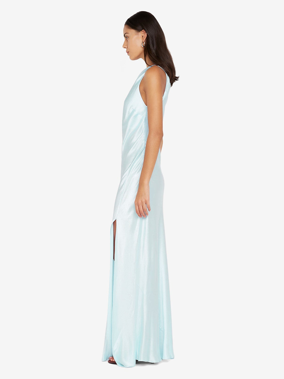SOL ASYM DRESS - ARCTIC BLUE