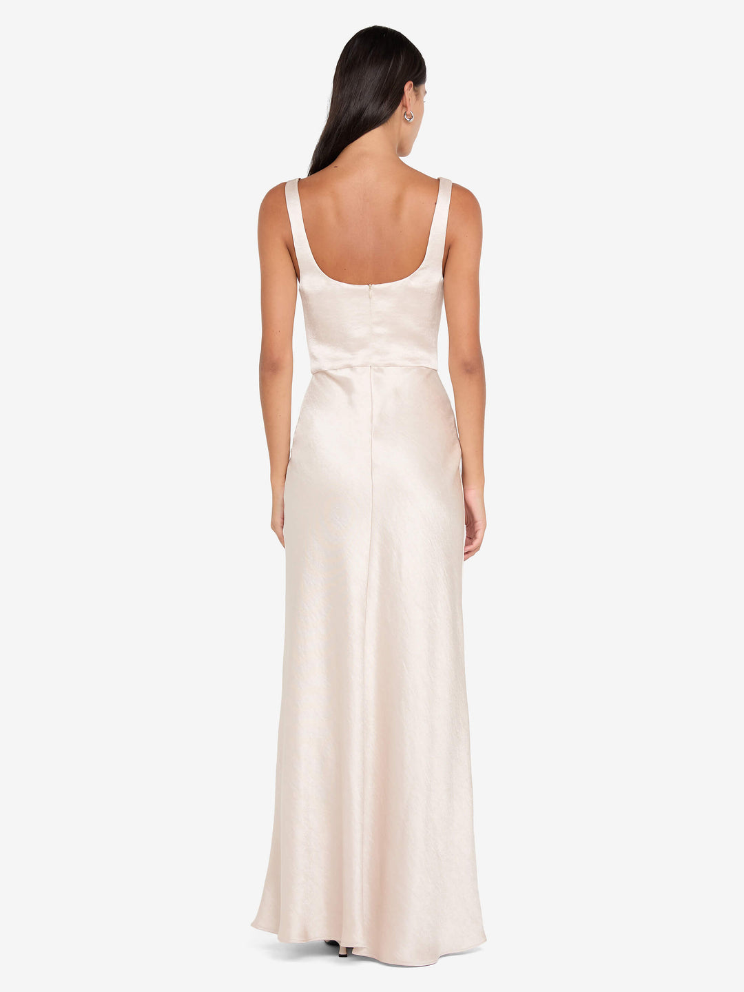 AUSTEN COWL NECK MAXI DRESS - SAND
