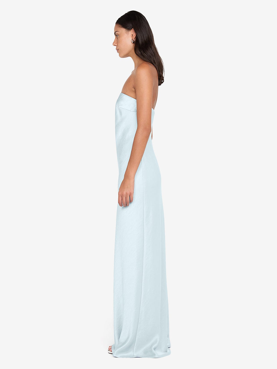 AUSTEN STRAPLESS MAXI DRESS - ARCTIC BLUE