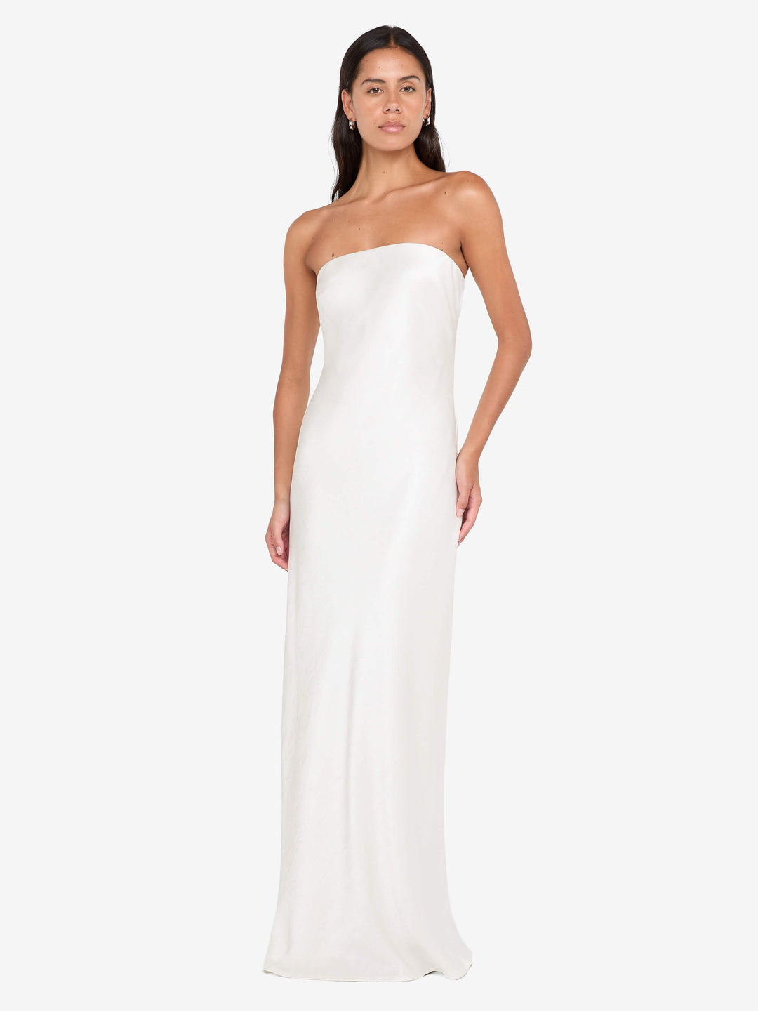 AUSTEN STRAPLESS MAXI DRESS - IVORY