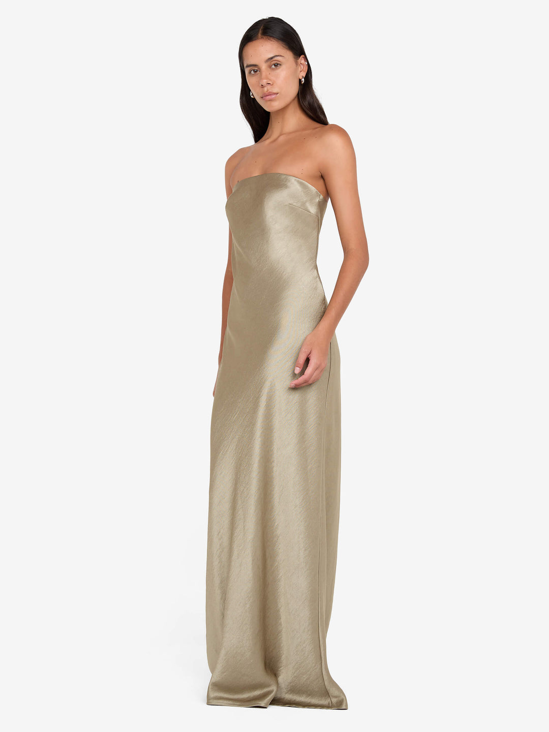 AUSTEN STRAPLESS MAXI DRESS - SAGE
