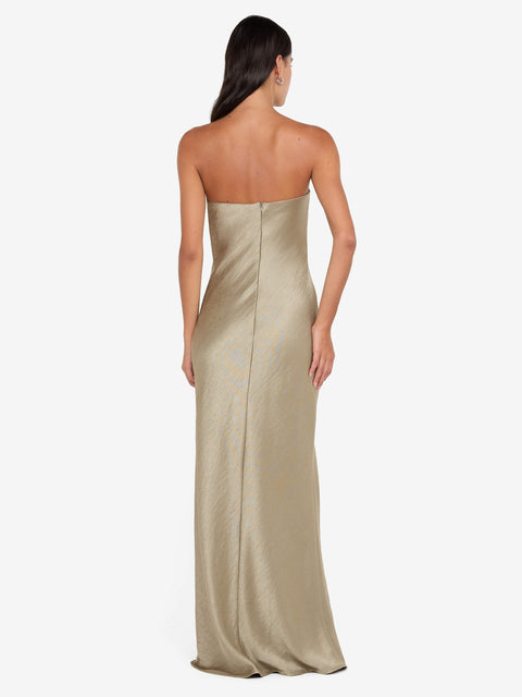 AUSTEN STRAPLESS MAXI DRESS - SAGE