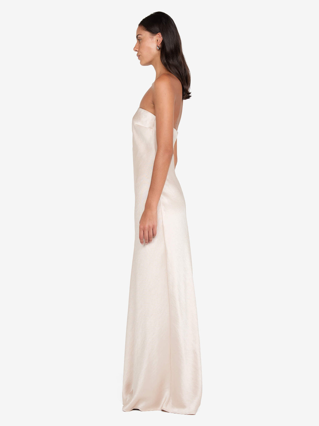 AUSTEN STRAPLESS MAXI DRESS - SAND
