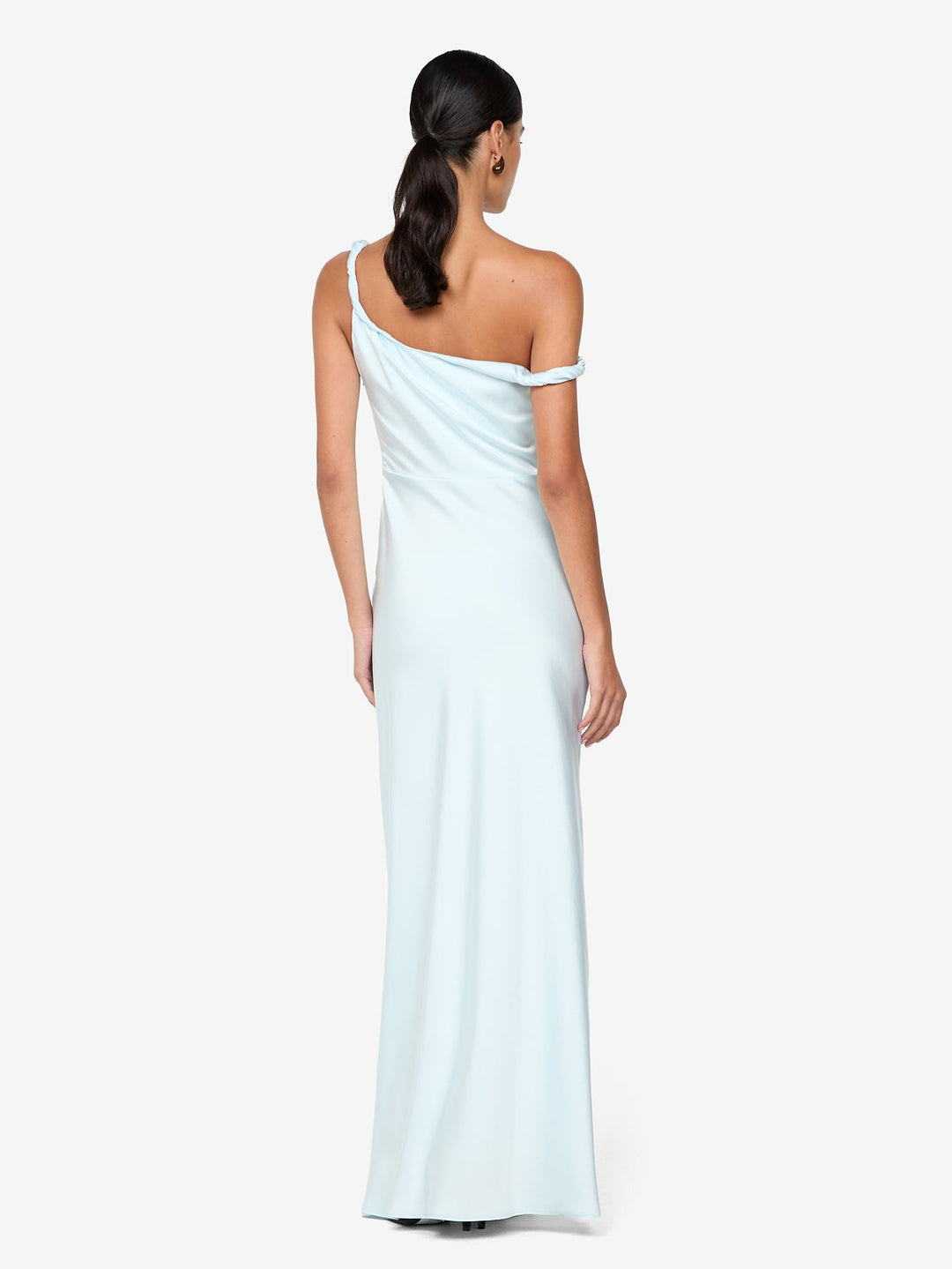 LUNETTA TWIST STRAP DRESS - ARCTIC BLUE