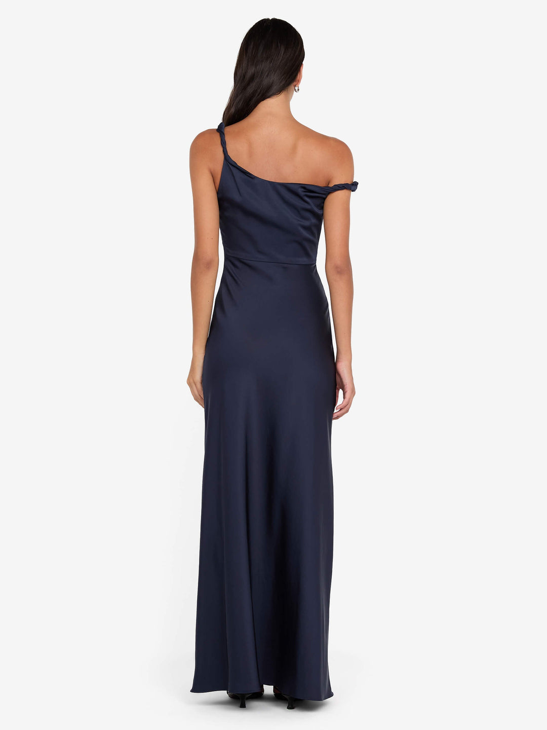 LUNETTA TWIST STRAP DRESS - INK