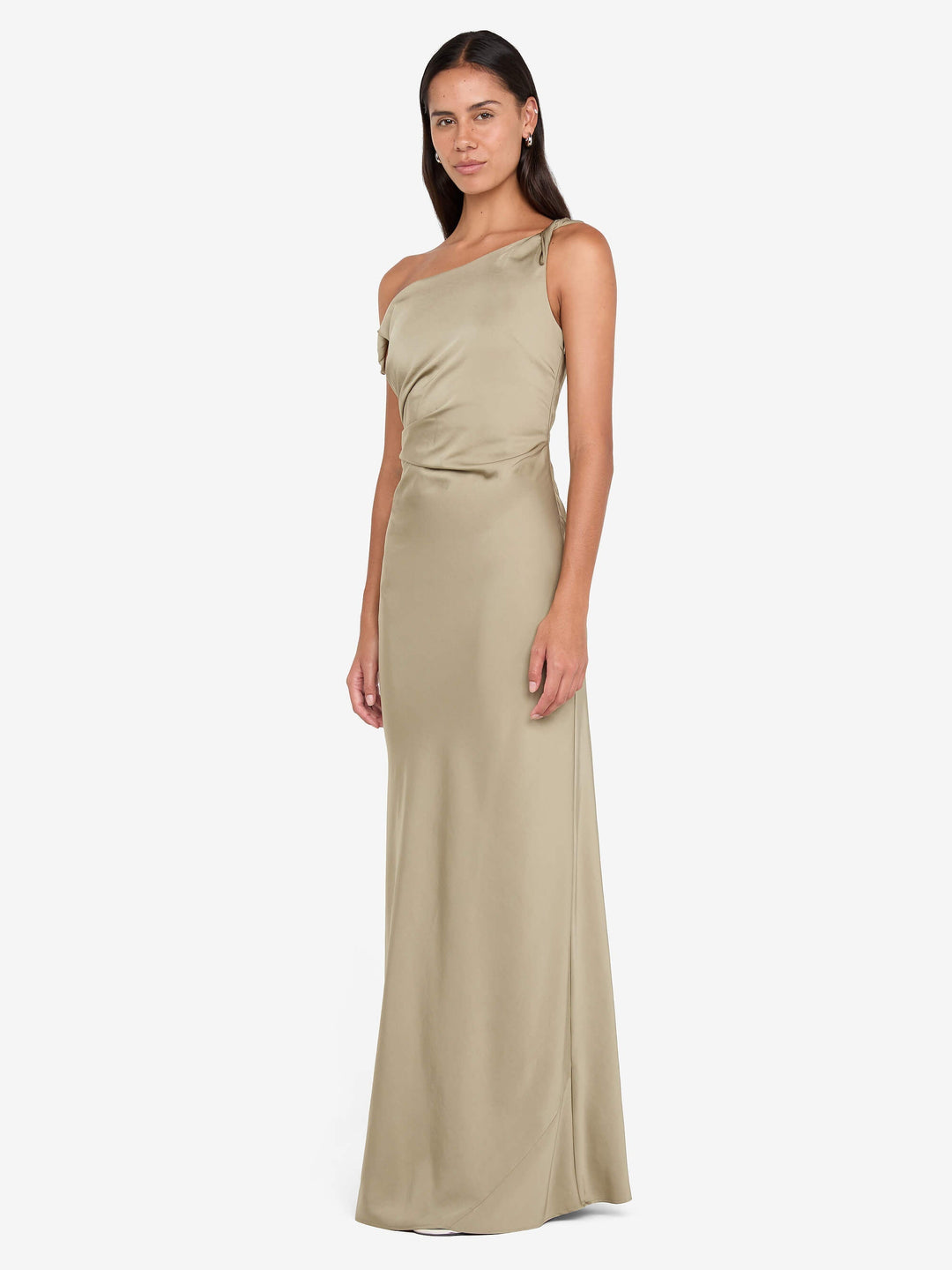 LUNETTA TWIST STRAP DRESS - SAGE