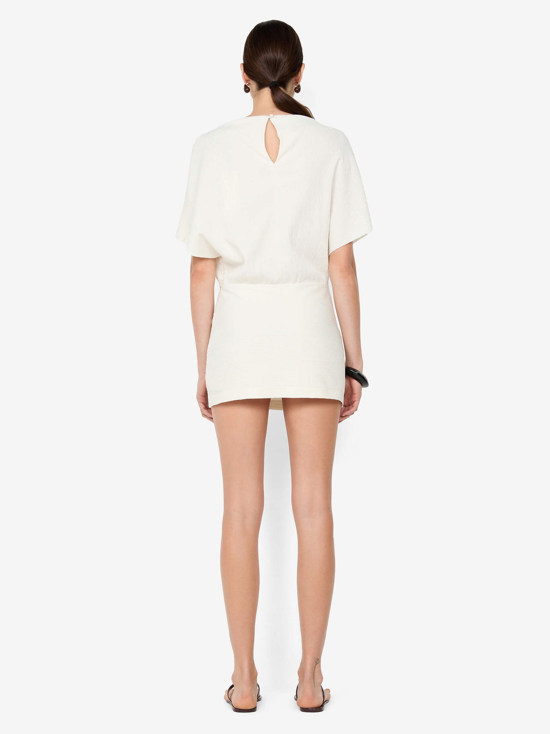 JOLENE MINI DRESS - IVORY