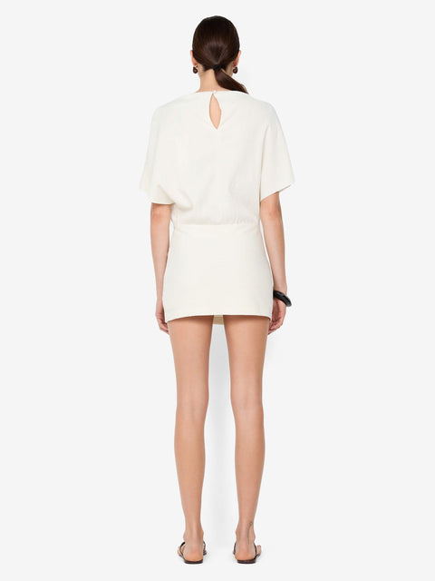 JOLENE MINI DRESS - IVORY