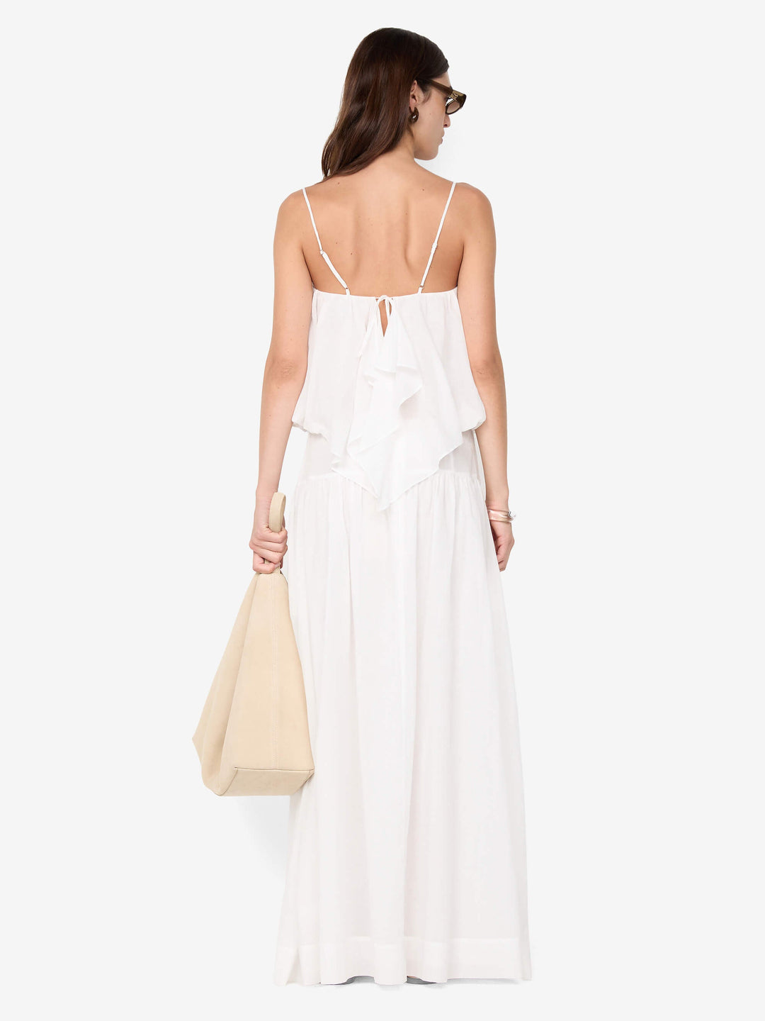 MARLOWE MAXI SKIRT - WHITE