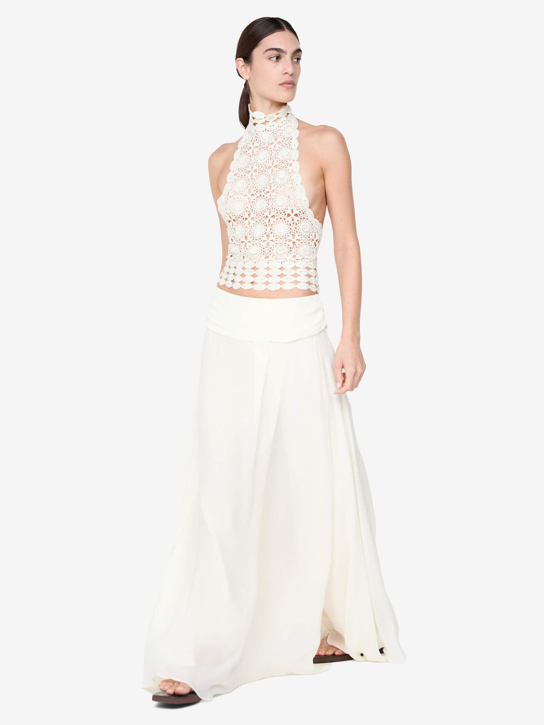 AURELIA MAXI SKIRT - IVORY
