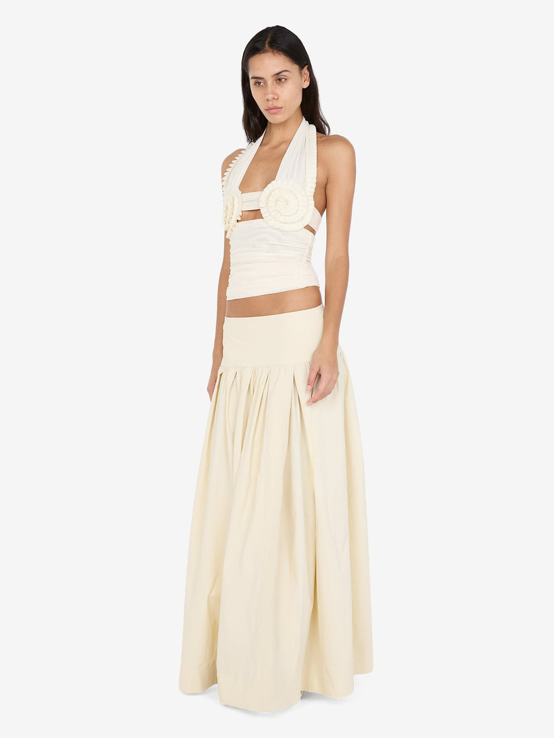 DANTE MAXI SKIRT - BUTTERCREAM
