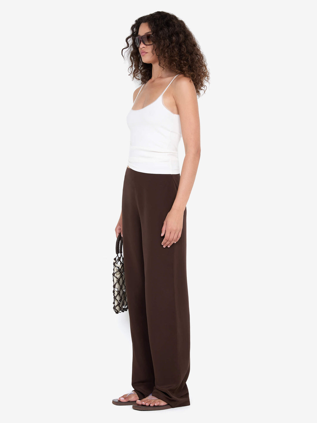 LUCIE PANT - DARK CHOCOLATE