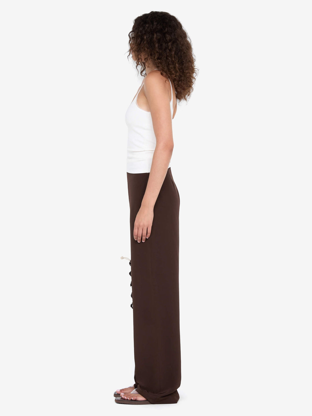 LUCIE PANT - DARK CHOCOLATE
