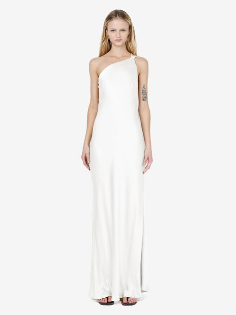 GIA ASYM MAXI DRESS - IVORY