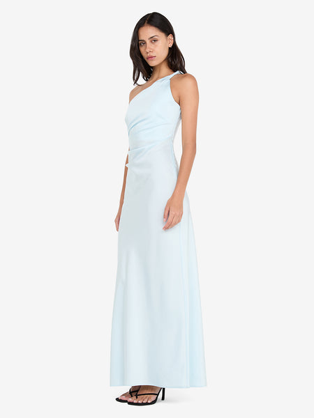 bec and bridge asymmetrical dress blue Lunetta ASYM - Arctic Asym maxi dress