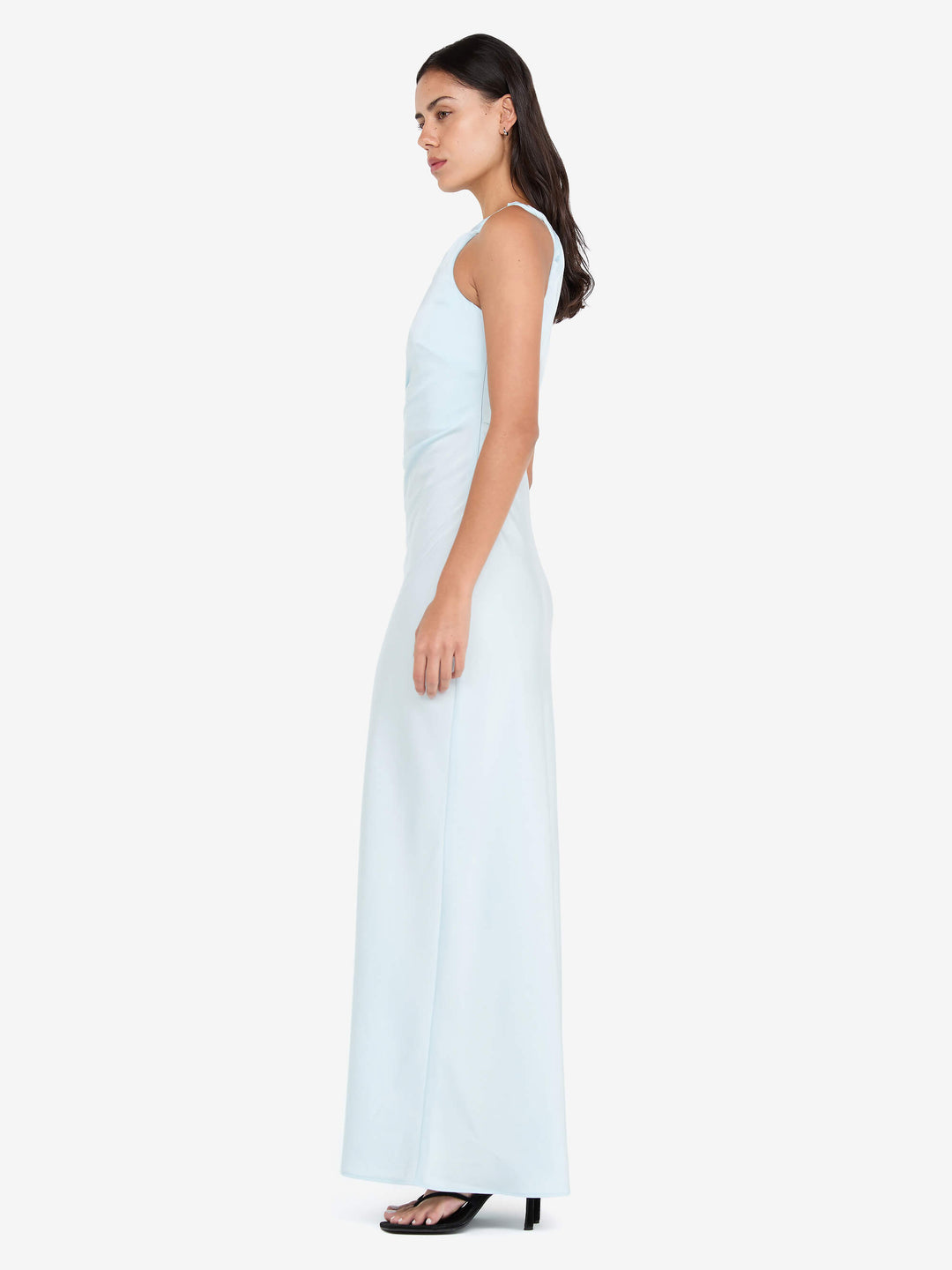 LUNETTA ASYM DRESS - ARCTIC BLUE