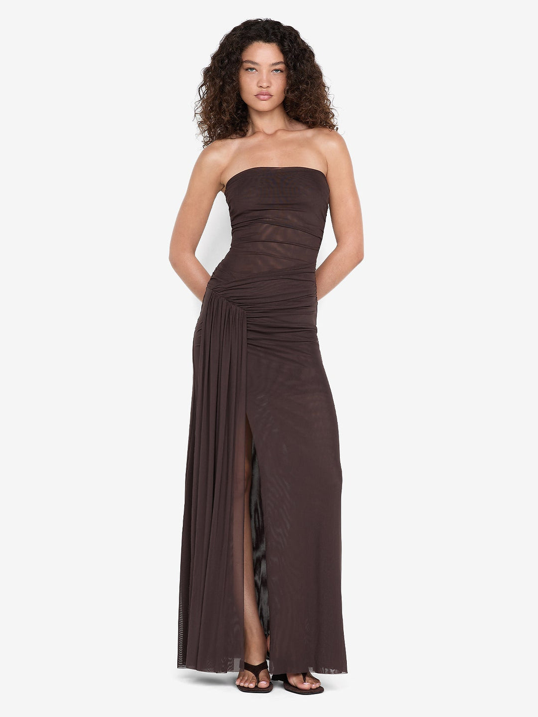 Bec + Bridge Ida Strapless Dress in Brown - size Aus 8/US 4 Bec + Bridge Ida Strapless Dress in Brown - size Aus 8/US 4