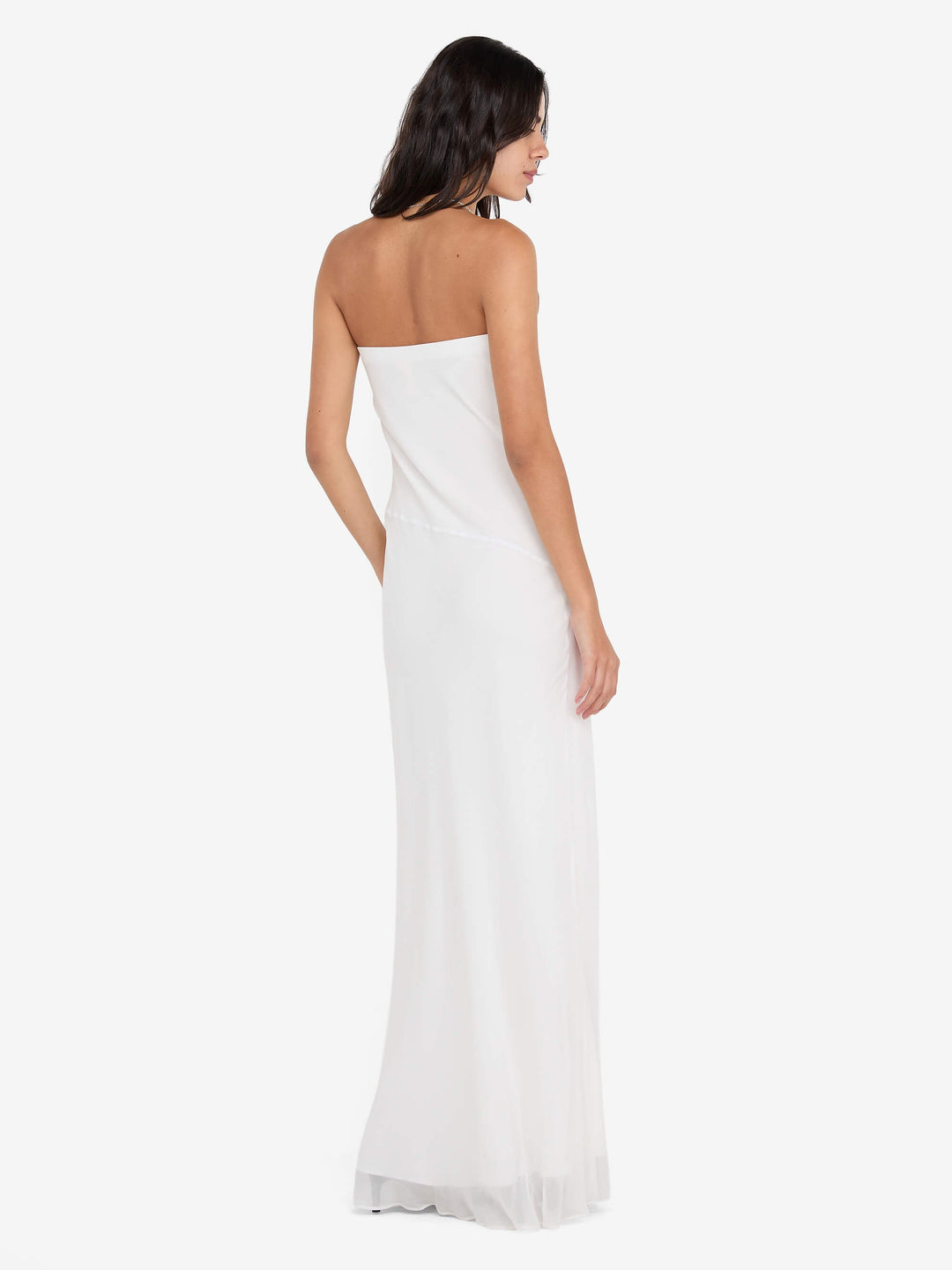 SONEVA STRAPLESS MAXI DRESS - IVORY