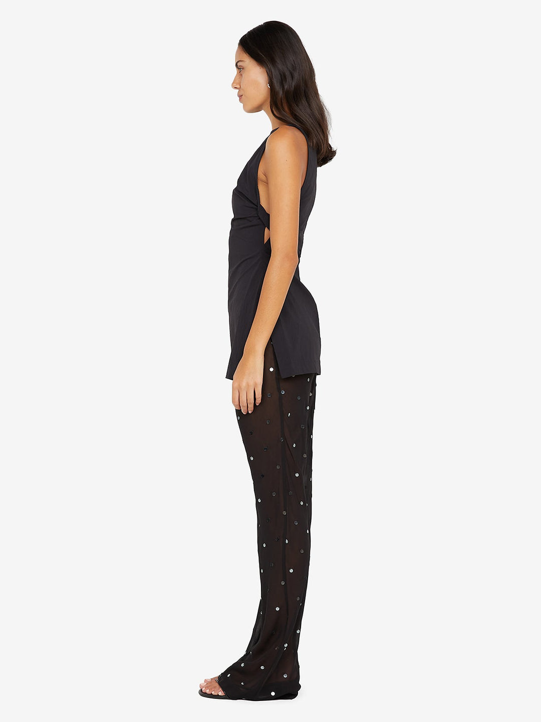 DOMENIC BOATNECK TOP - BLACK