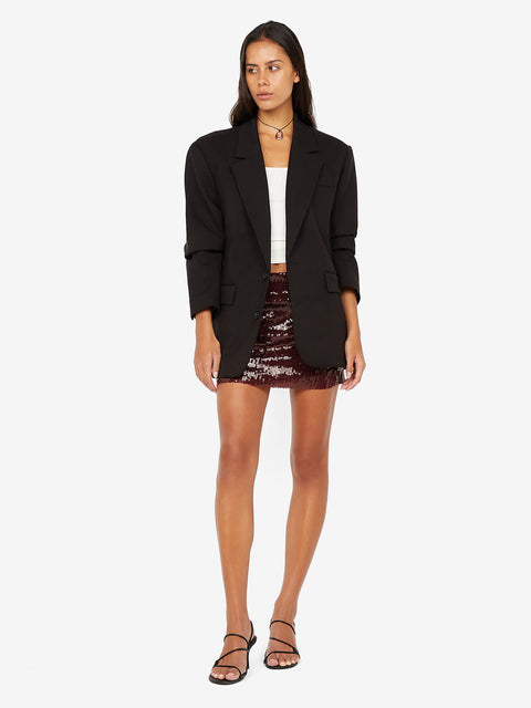 CELESTIA MINI SKIRT - PLUM