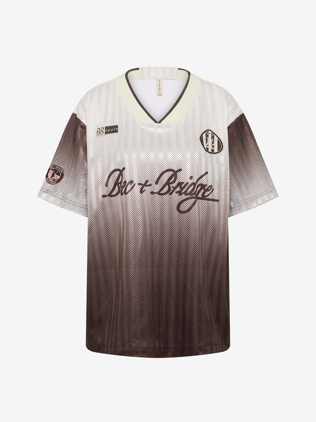 ZELIA JERSEY T SHIRT - BITTER CHOC OMBRE