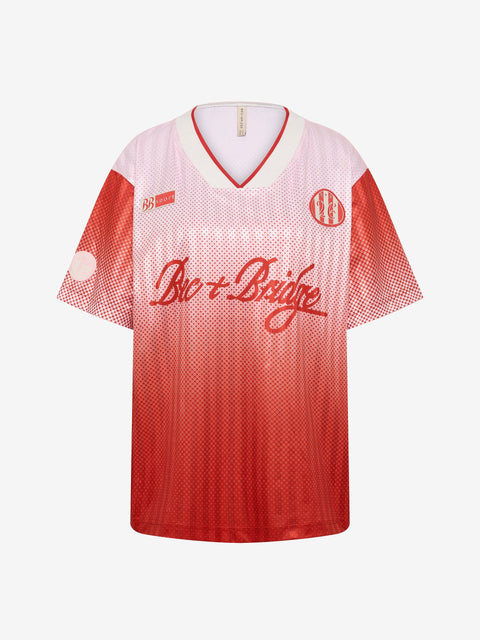 ZELIA JERSEY T SHIRT - FLAME OMBRE